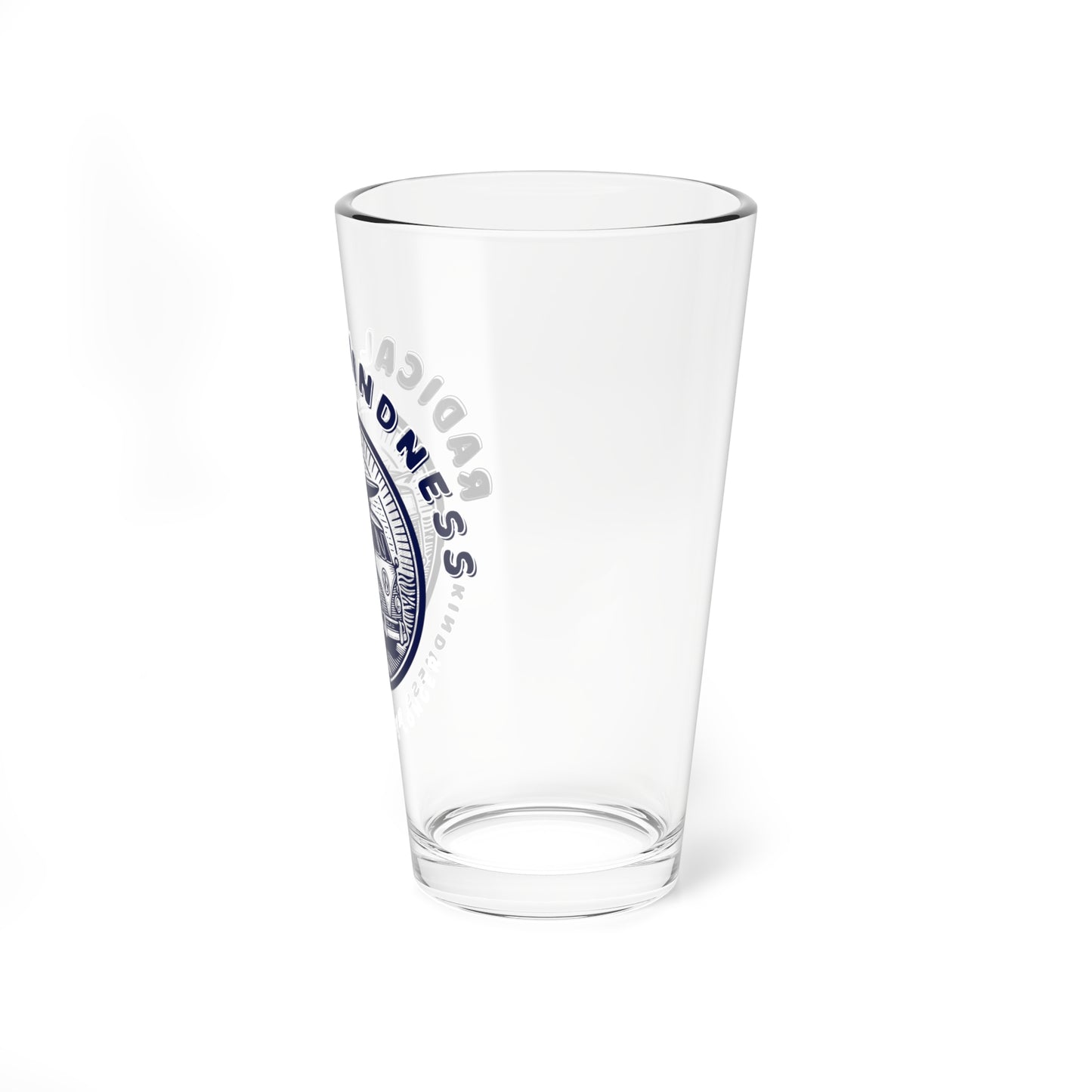 Mixing Glass — "Radical Kindness" Camper Van 16oz Pint Glass