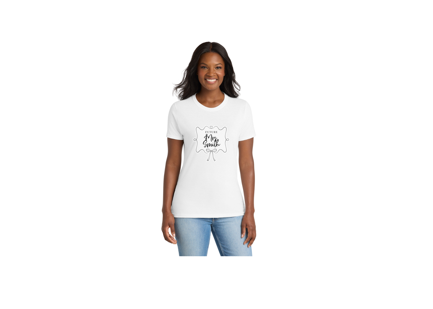 Future Mrs. Bow Frame - Personalized Apparel