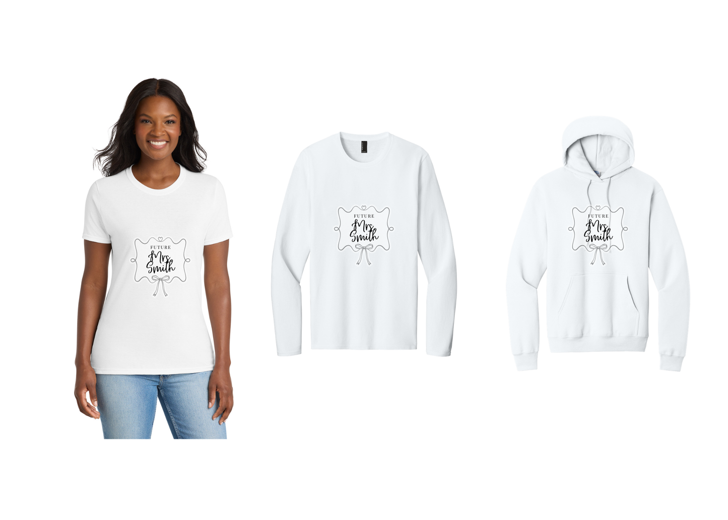 Future Mrs. Bow - Personalized Apparel