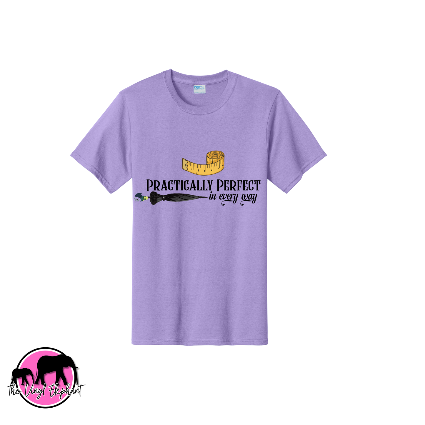 Mary Poppins Inspired Measuring Tape Practically Perfect Tee Shirt