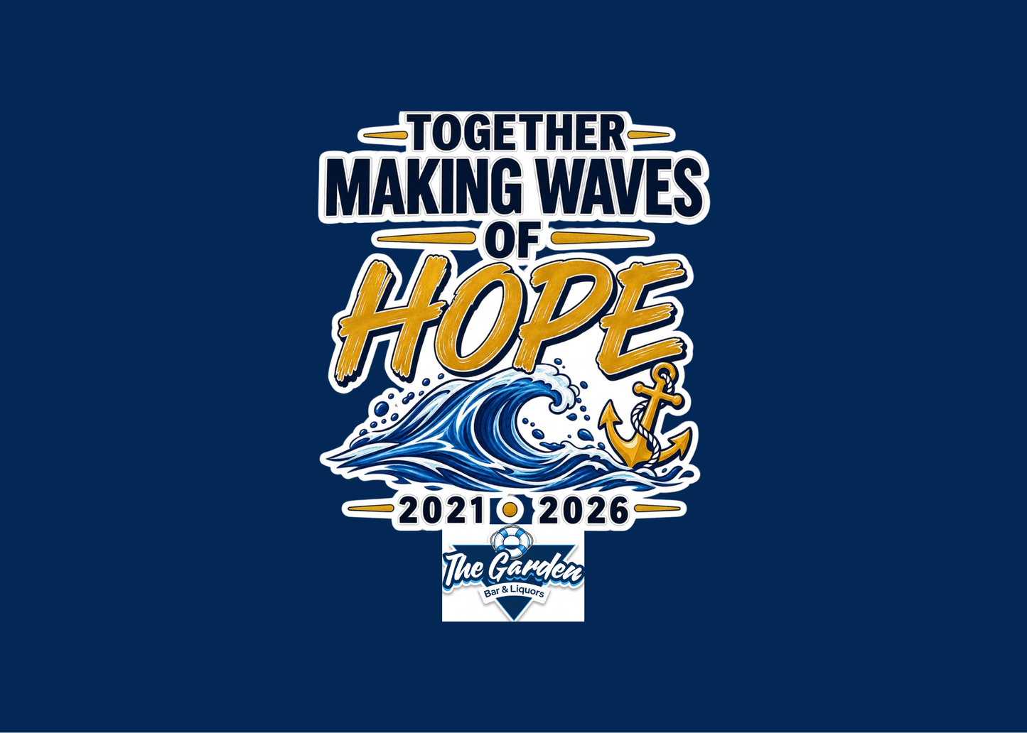 Kick Cancer Overboard 2026 Vinyl Stickers