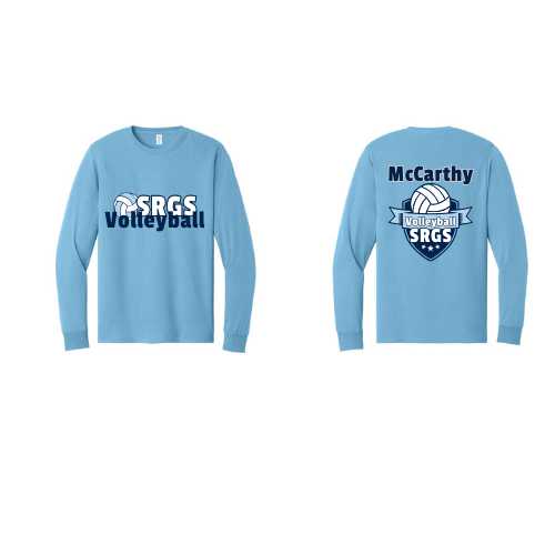 SRGS Volleyball Long Sleeve Warm Up Shirt