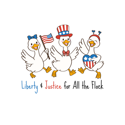 Liberty & Justice for All the Flock Tee