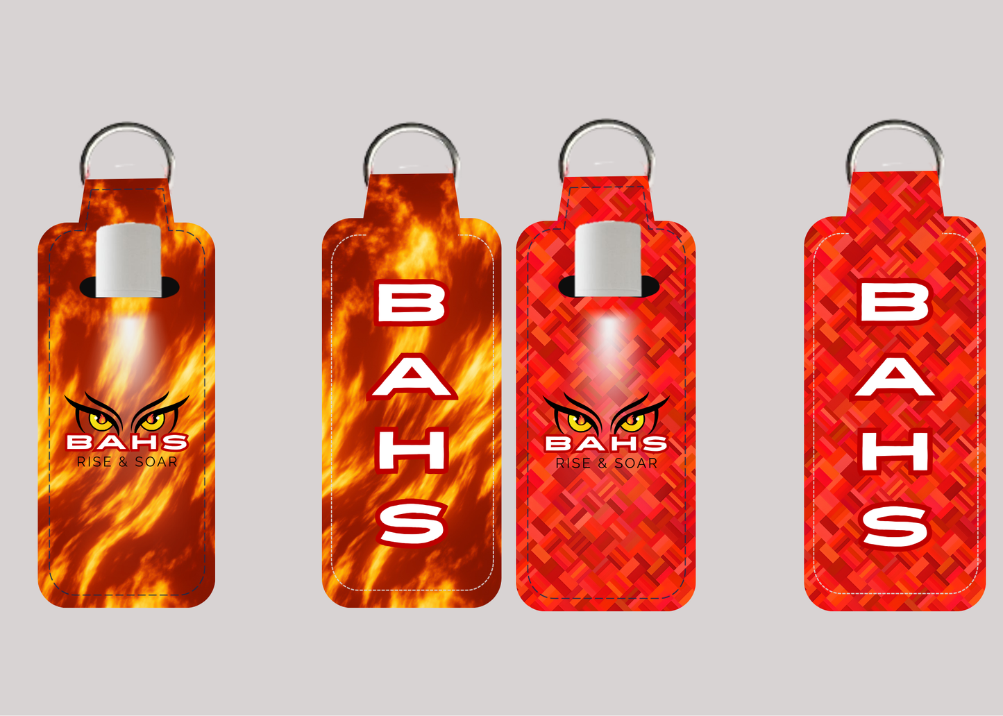 BAHS Chapstick Holder Keychain