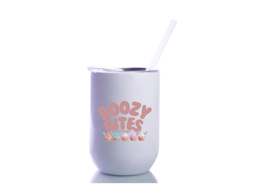 Boozy Bites by Tori Wine Tumbler