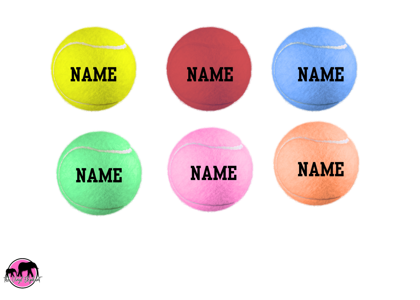 Personalized Pet Tennis Ball