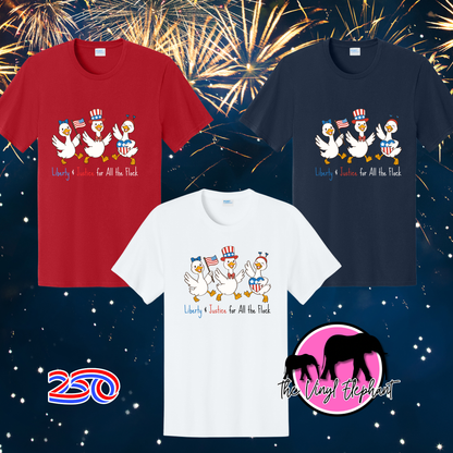 Liberty & Justice for All the Flock Tee