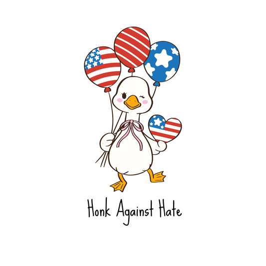 Honk Against Hate — Die-Cut Sticker