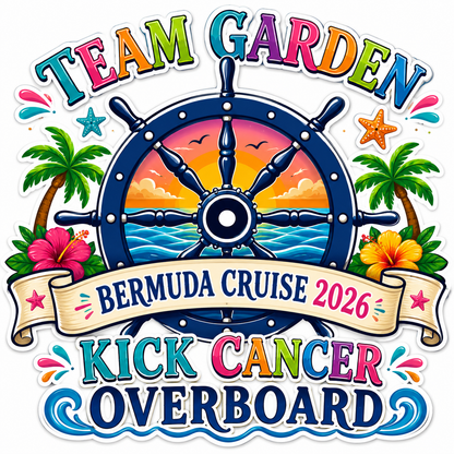 Personalized Kick Cancer Overboard 2026 Cruise Door Magnets