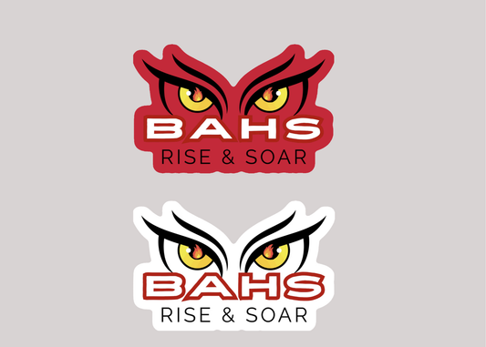 BAHS 4inch Vinyl Lap Top Stickers