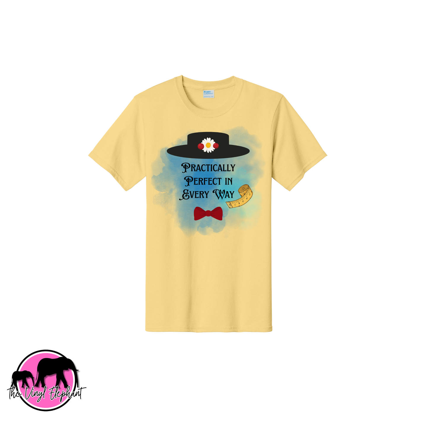 Mary Poppins Inspired Hat Practically Perfect Tee Shirt