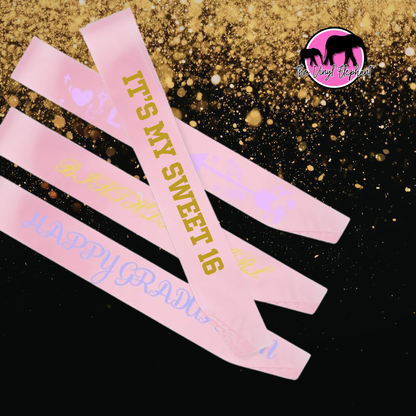 Celebration Sash