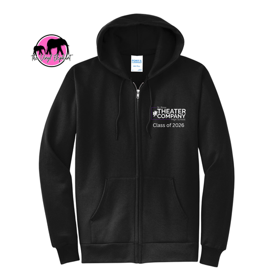 SRHS Theatre Company Class of 2026 Full Zip Hoodie Sweatshirt