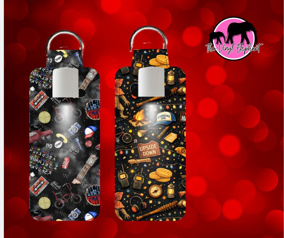 Stranger Things Lip Balm Holder Keychain