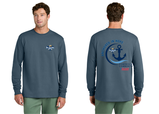 The Garden: 2025 Kick Cancer Overboard V Neck Tee Shirt