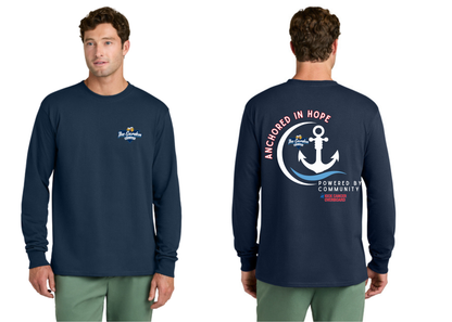 The Garden: 2025 Kick Cancer Overboard V Neck Tee Shirt