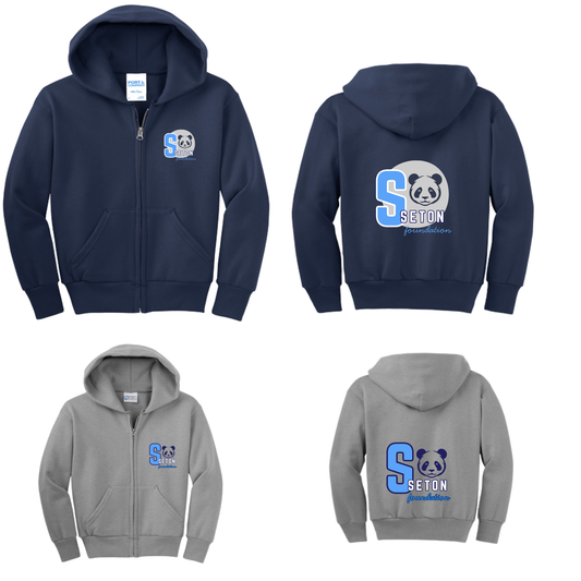 Seton Foundation Panda Full Zip Up