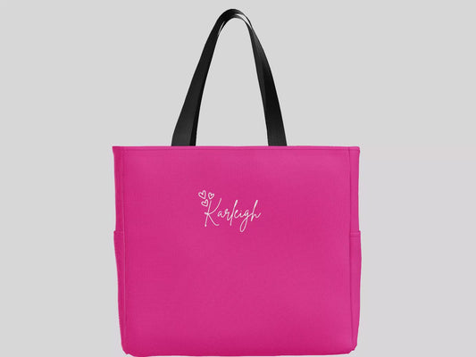 Personalized Essential Zip Tote